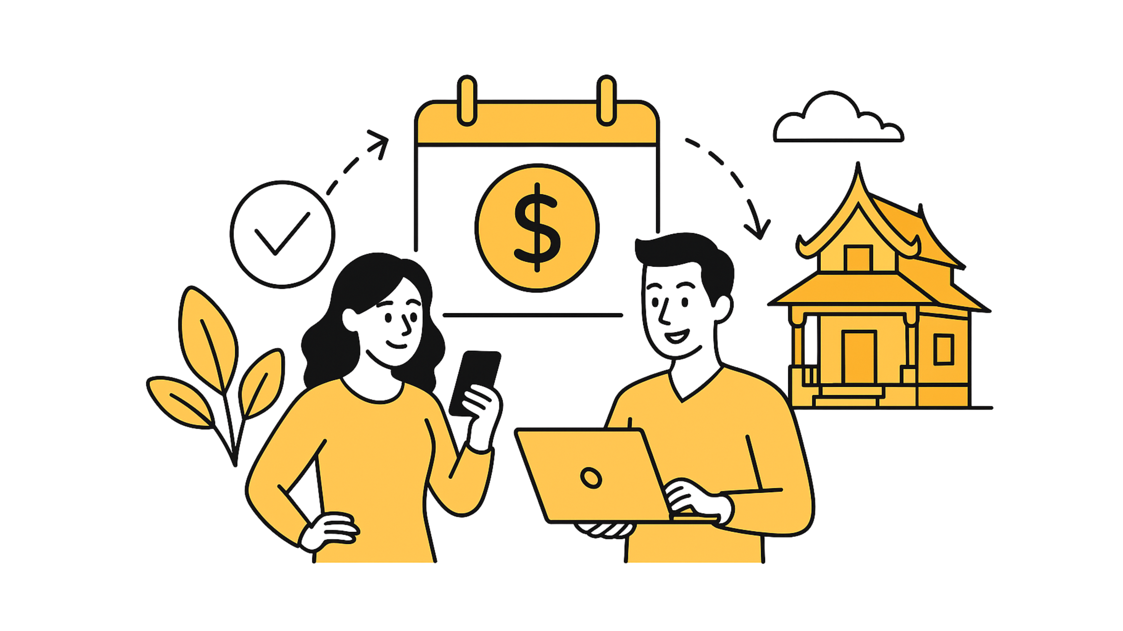 Well Travel owner dashboard illustration