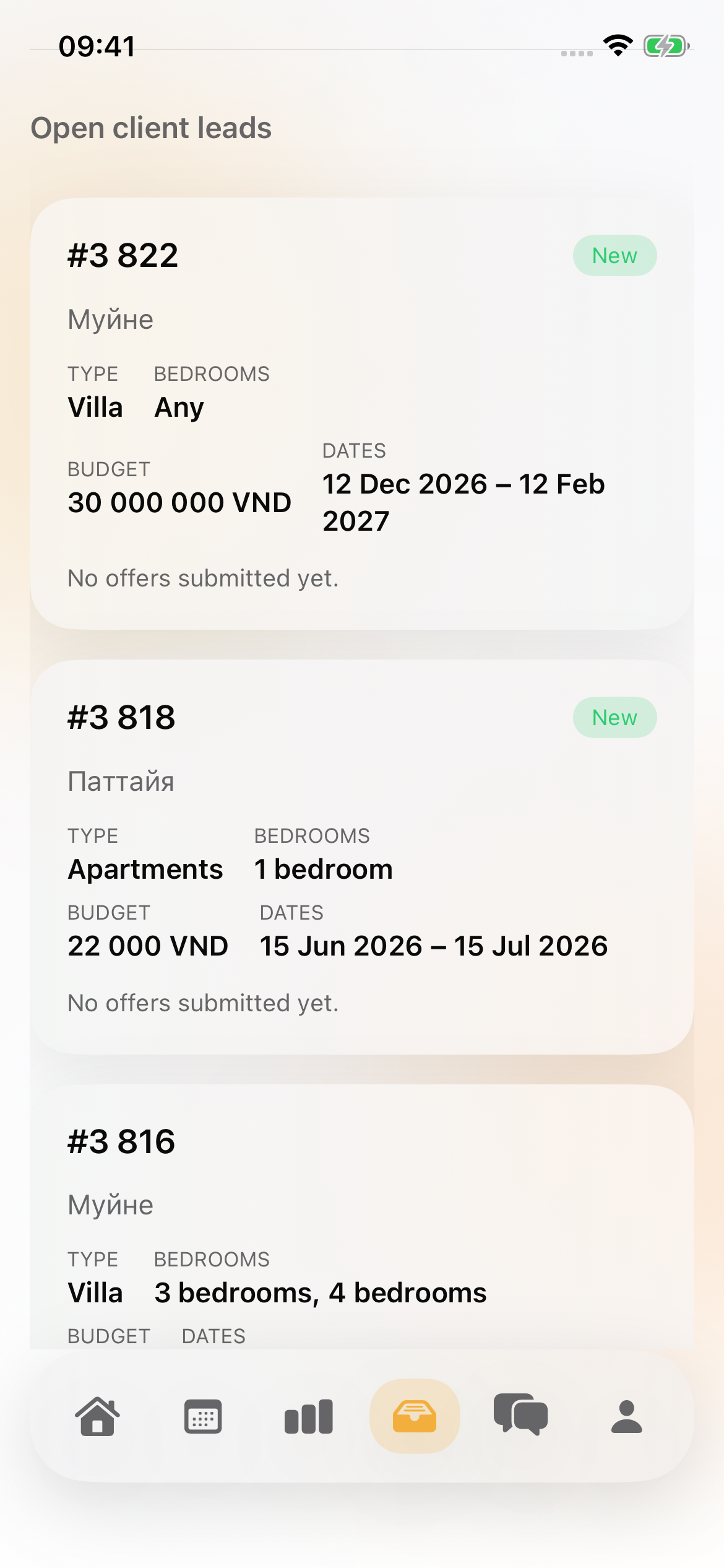 Well Travel Partner – client requests